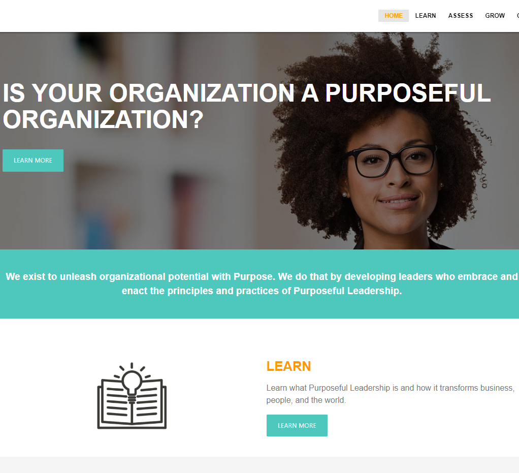 Foundation for Purposeful Orgonizations Screenshot